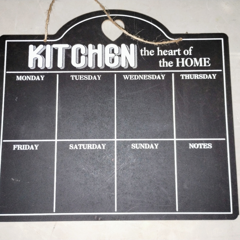 Kitchen Menu Chalkboard Sign